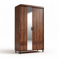 Armoire en bois de style contemporain avec miroir dimensions 120 x 60 x 180cm