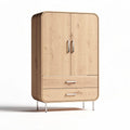 Armoire en bois avec deux portes et deux tiroirs dimensions 180 x 100 x 50cm